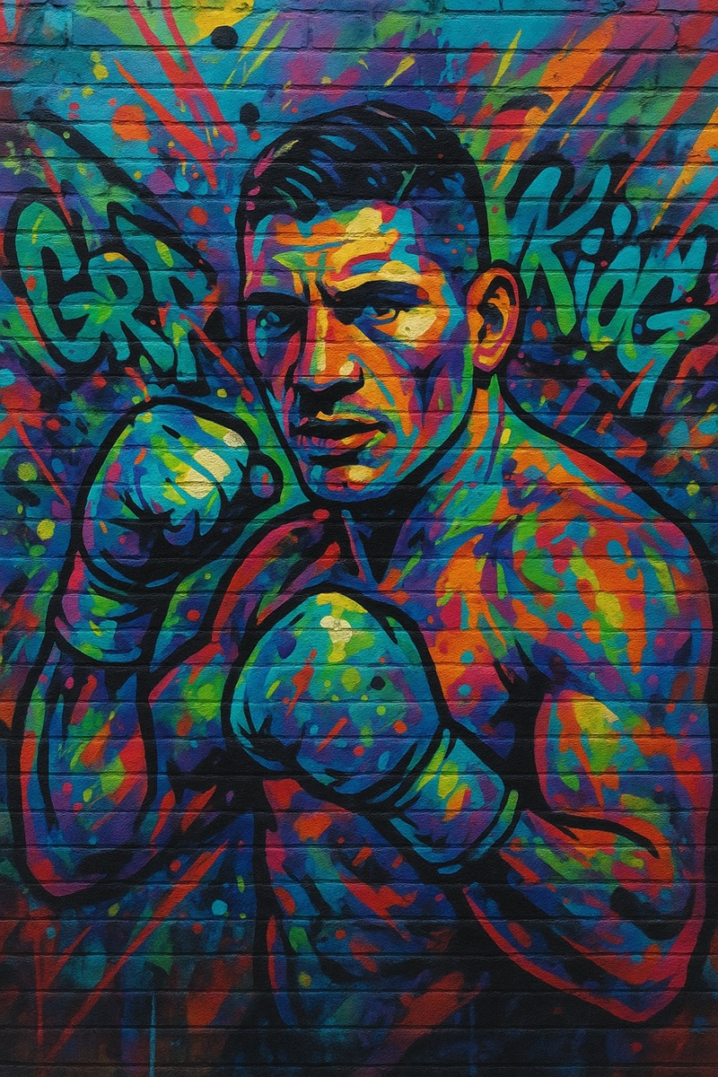 Een bekende kickboxer