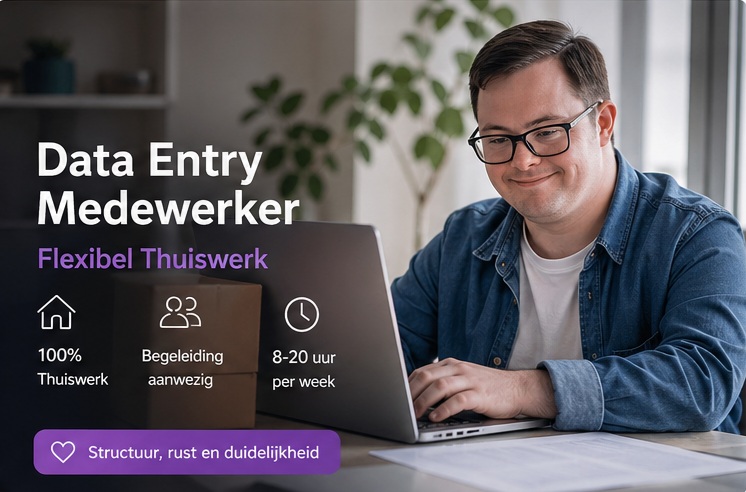 Data Entry Medewerker (Flexibel Thuiswerk)