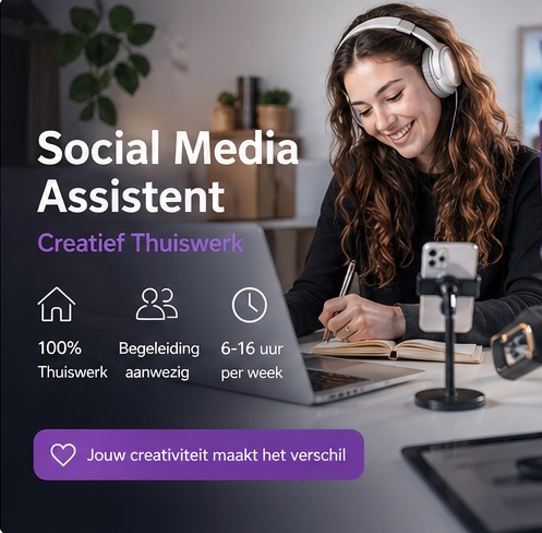 Social Media Assistent (Creatief Thuiswerk)